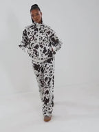 Western Satin Track Top