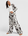Western Satin Track Pants