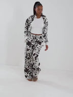 Western Satin Track Pants
