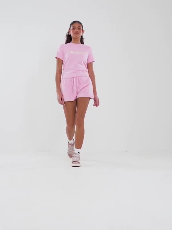 Diamante Heart Logo Shorts