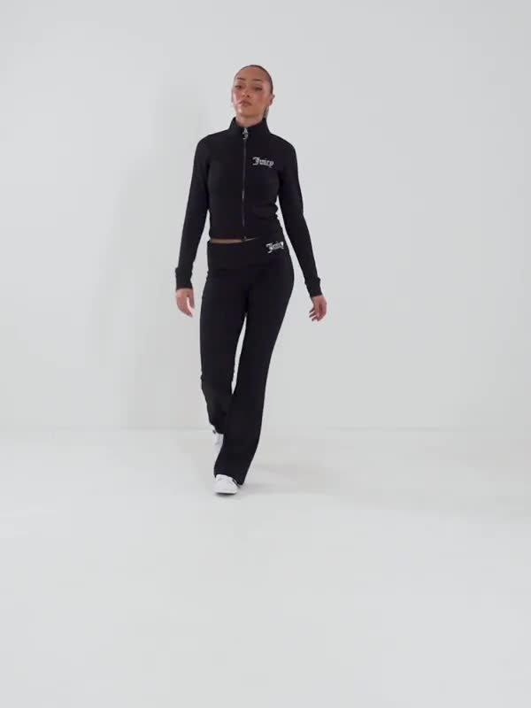 Diamante Fold Down Pants