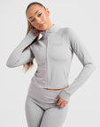 Diamante Fitted Full Zip Top