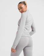 Diamante Fitted Full Zip Top