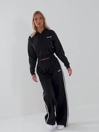 Nova Crop Poly Hoodie