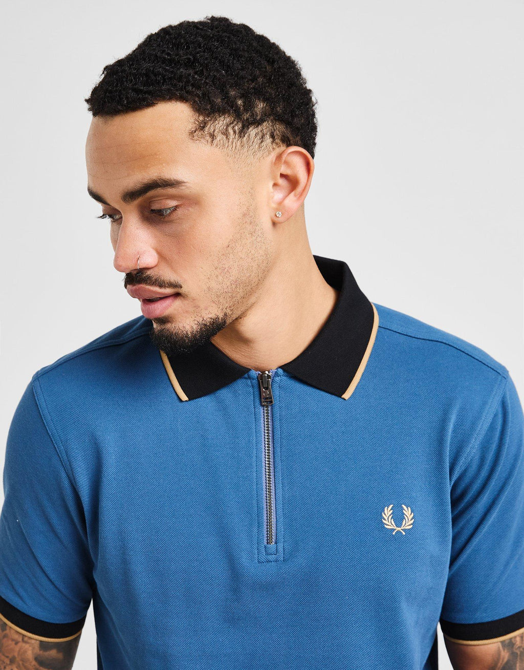Zipped Polo Shirt