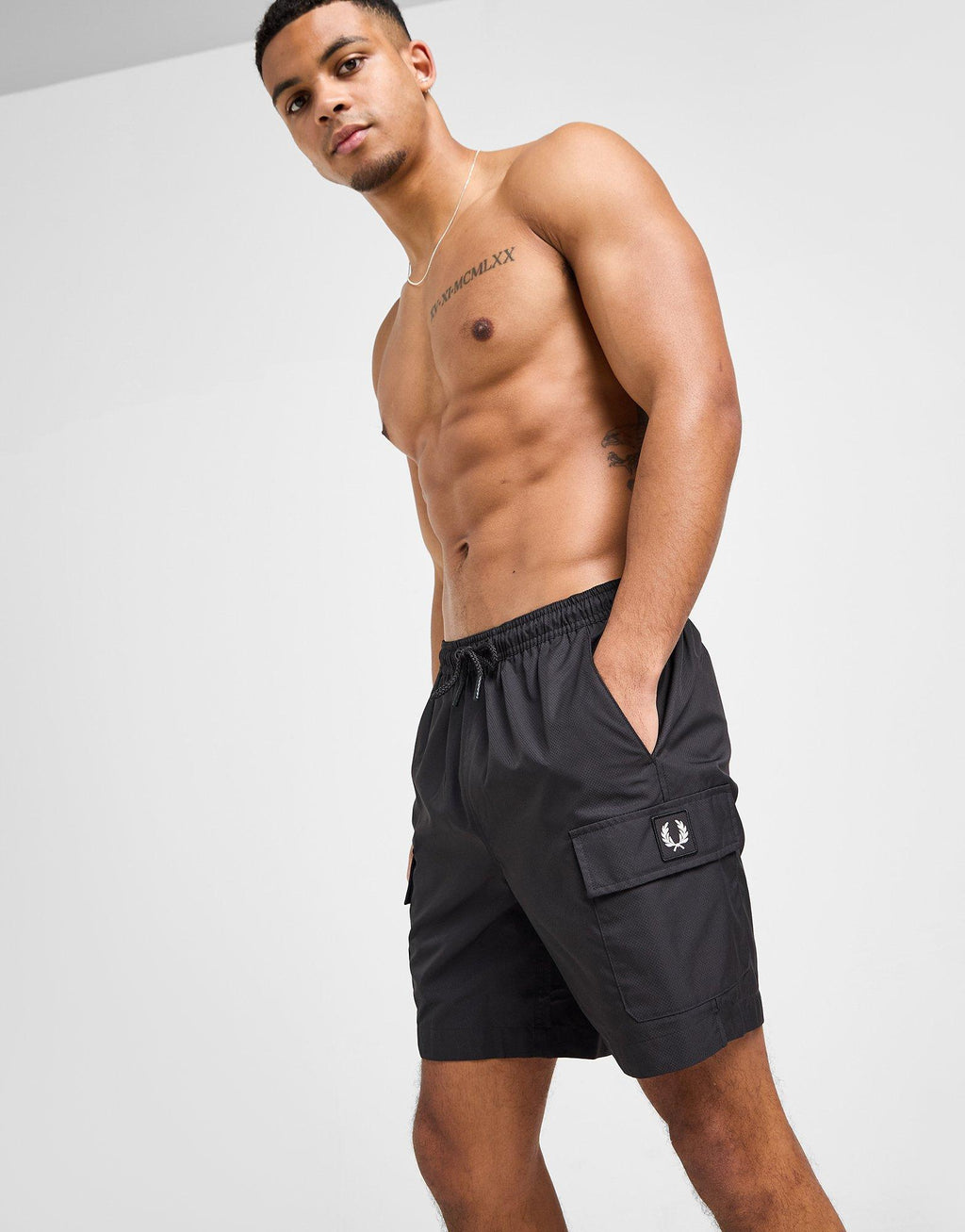 Badge Cargo Swim Shorts