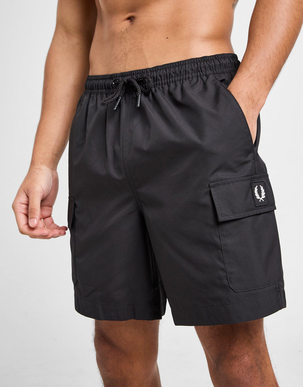 Badge Cargo Swim Shorts