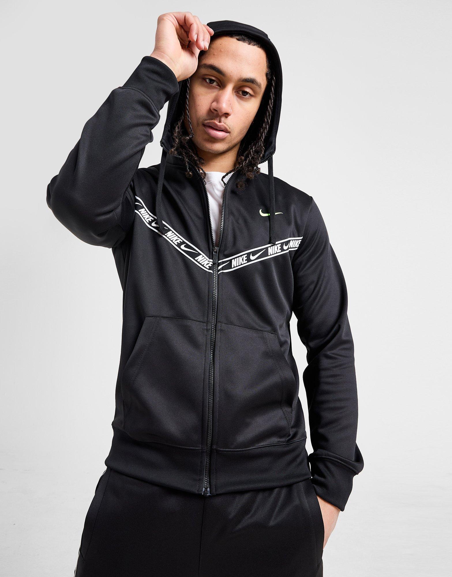 Tape Polyknit Full Zip Hoodie