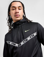 Tape Polyknit Full Zip Hoodie