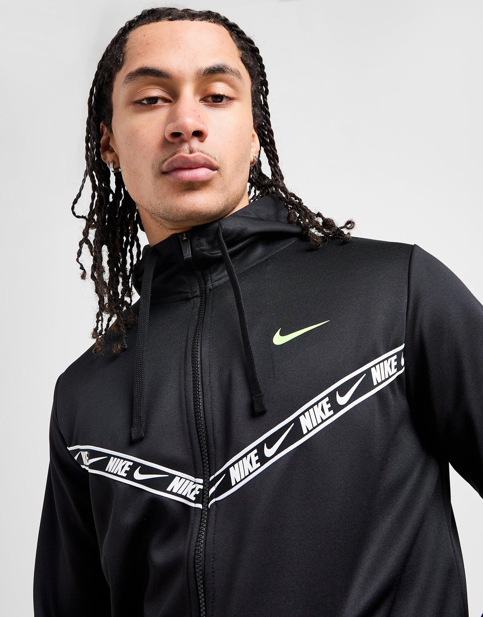 Tape Polyknit Full Zip Hoodie