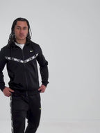 Tape Polyknit Full Zip Hoodie