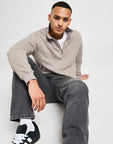 Waffle 1/4 Zip Sweatshirt