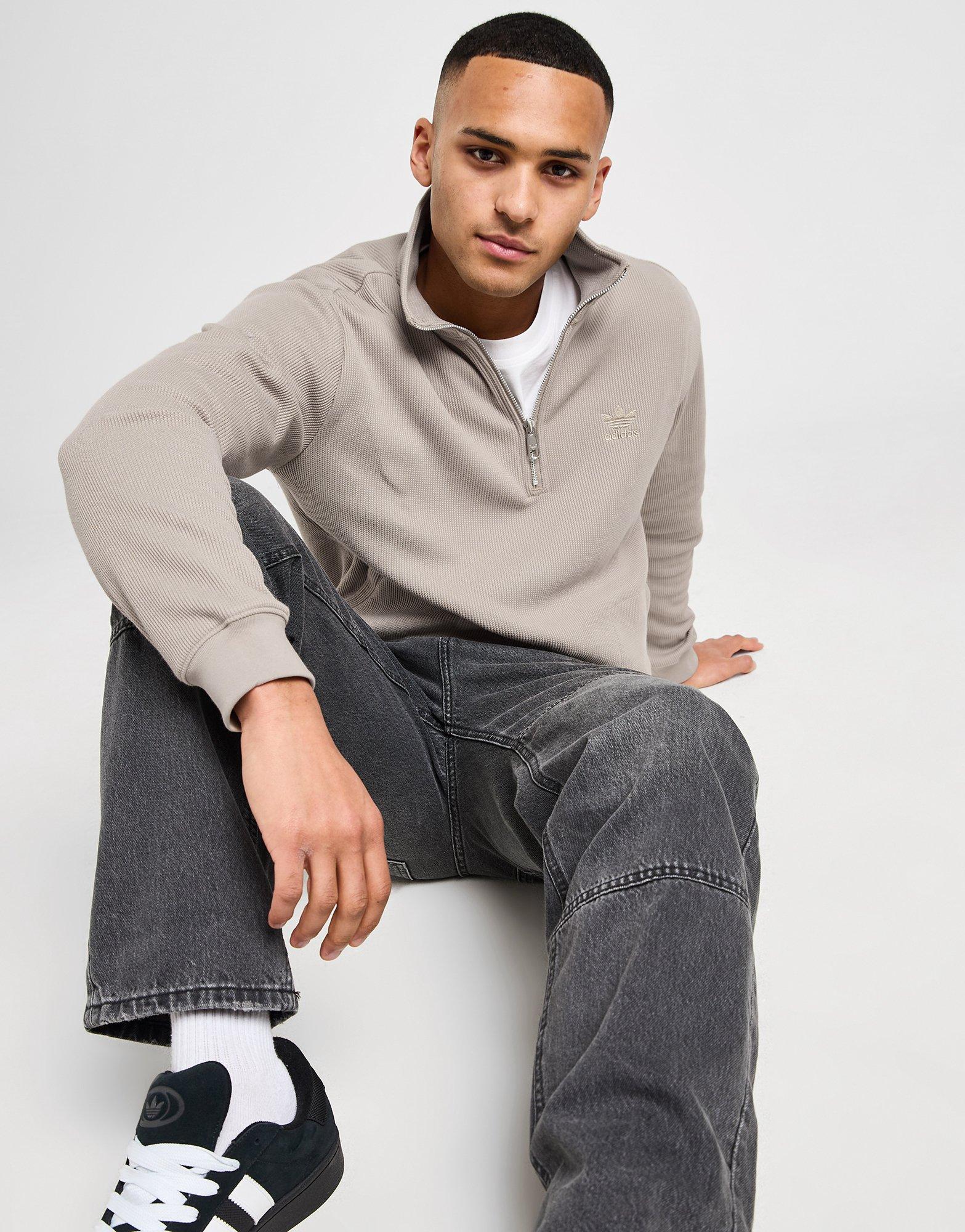 Waffle 1/4 Zip Sweatshirt