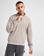Waffle 1/4 Zip Sweatshirt