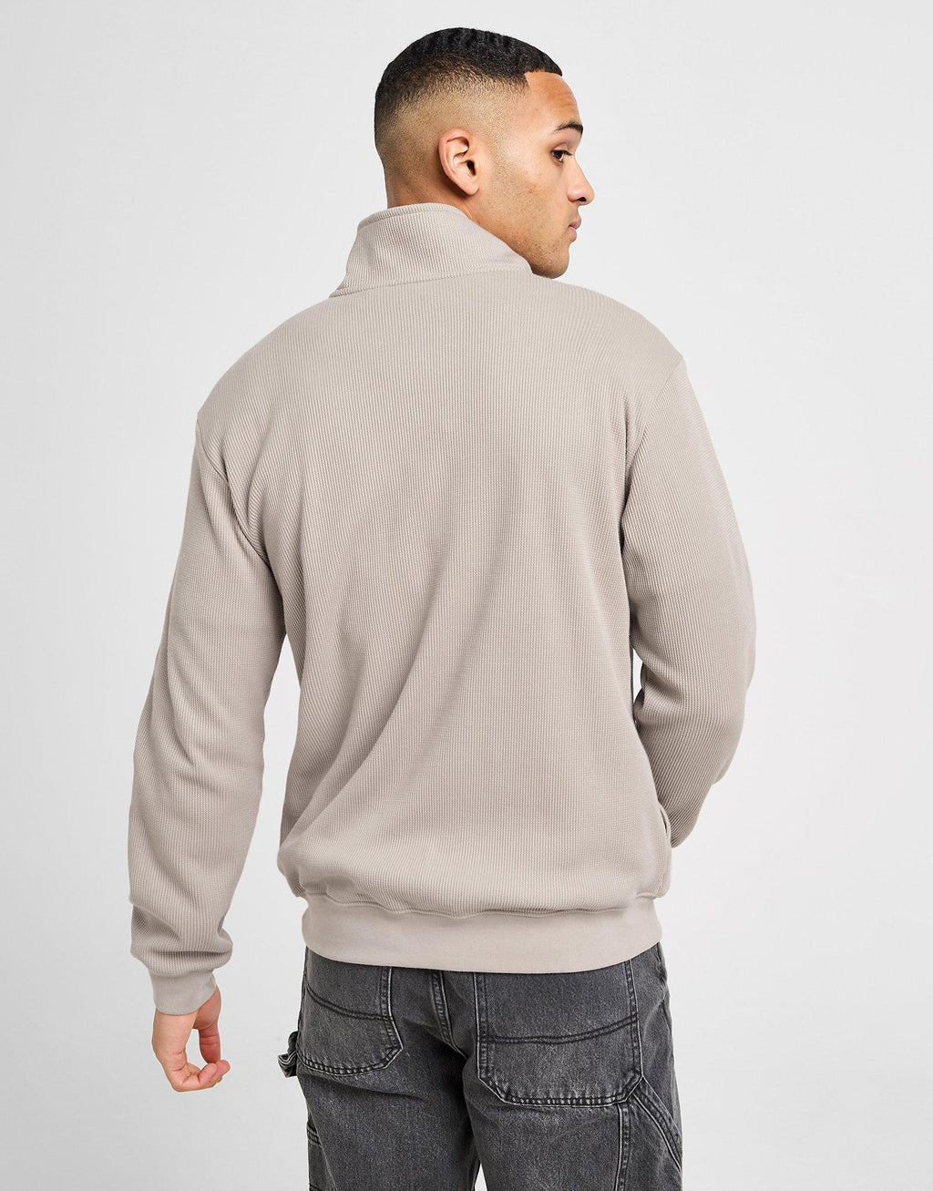 Waffle 1/4 Zip Sweatshirt