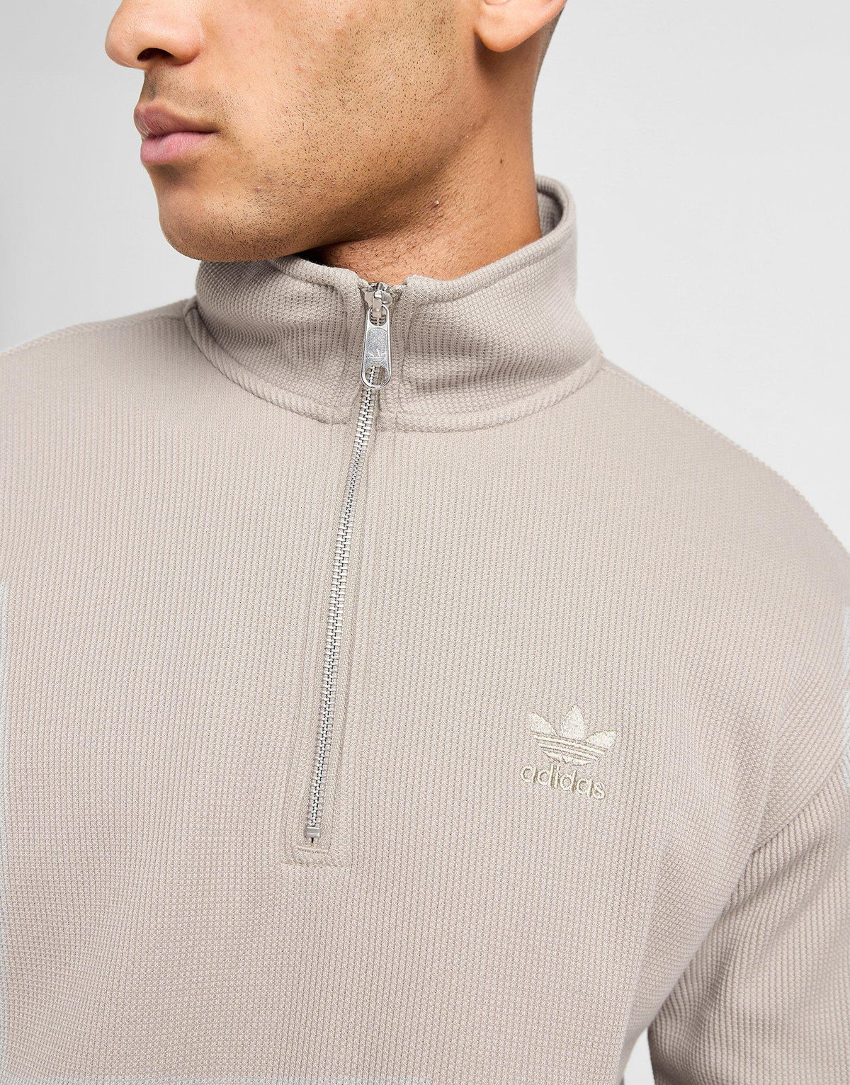 Waffle 1/4 Zip Sweatshirt