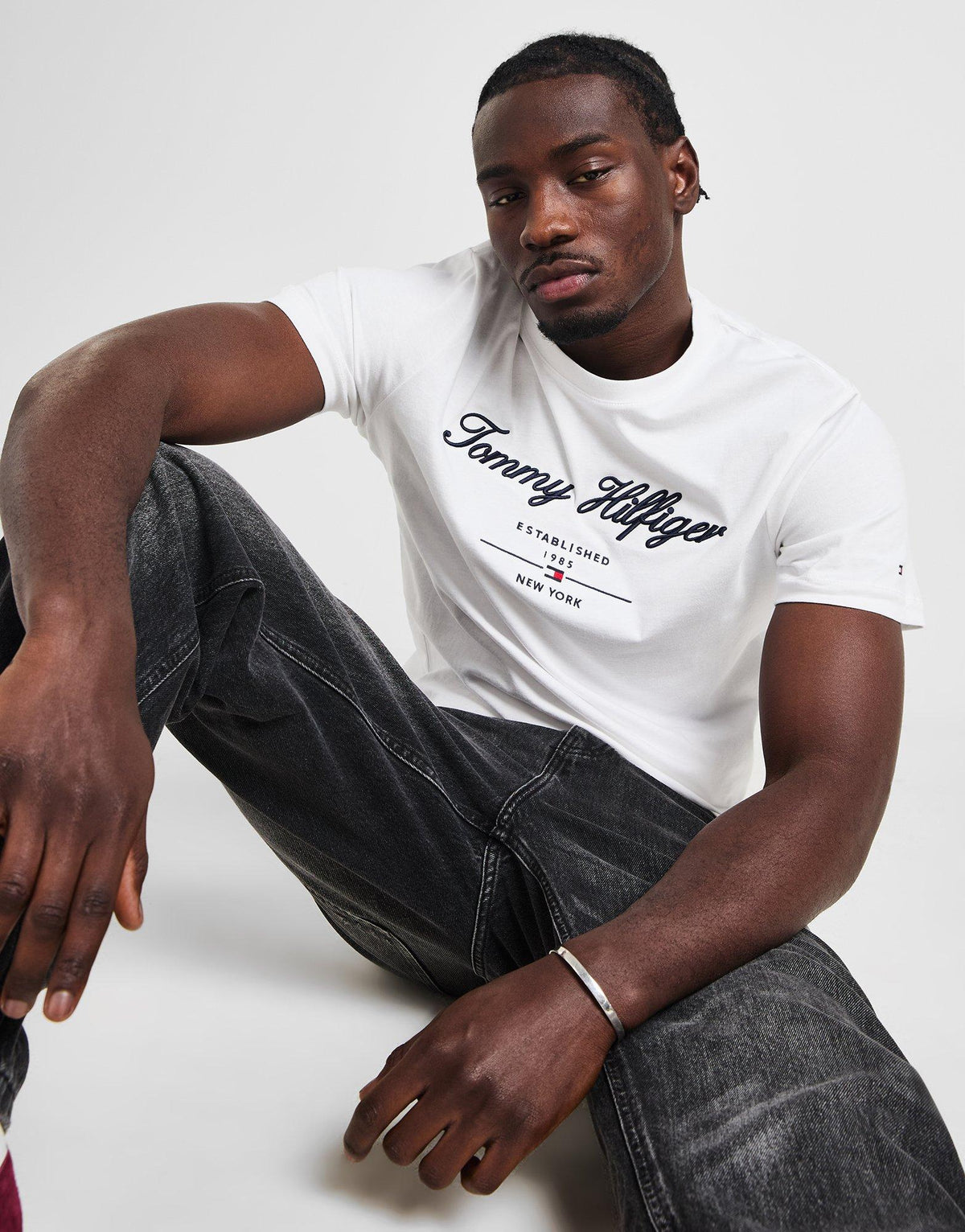 Embroidered Script T-Shirt