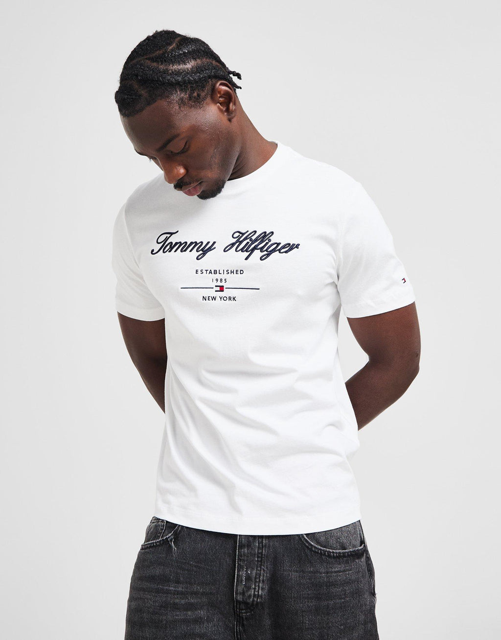 Embroidered Script T-Shirt