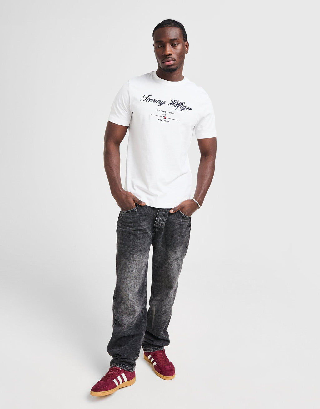 Embroidered Script T-Shirt