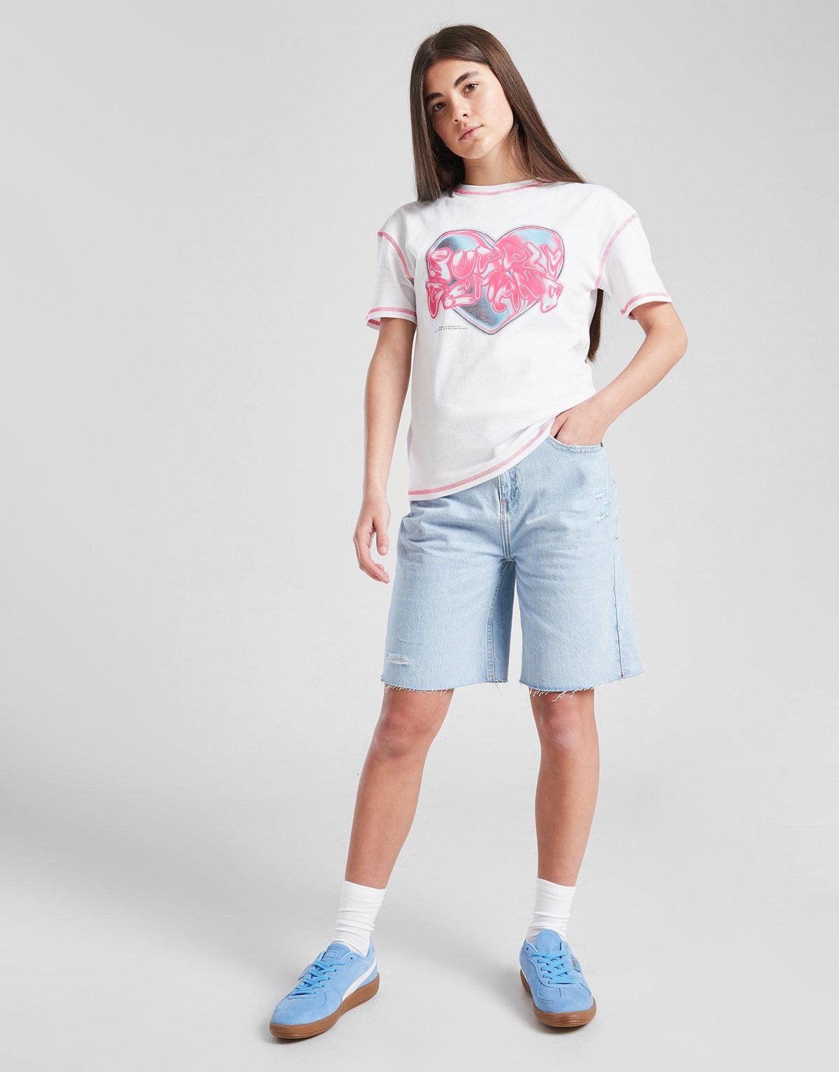 Girls' Mod Box Jorts Junior