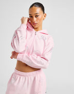 Crystal Crop Full Zip Hoodie