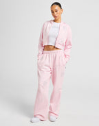 Crystal Crop Full Zip Hoodie