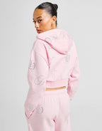 Crystal Crop Full Zip Hoodie