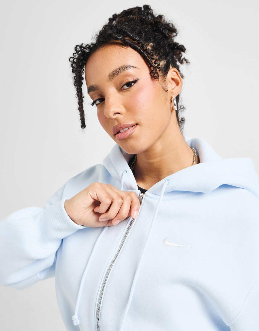 Trend Crop Full-Zip Hoodie