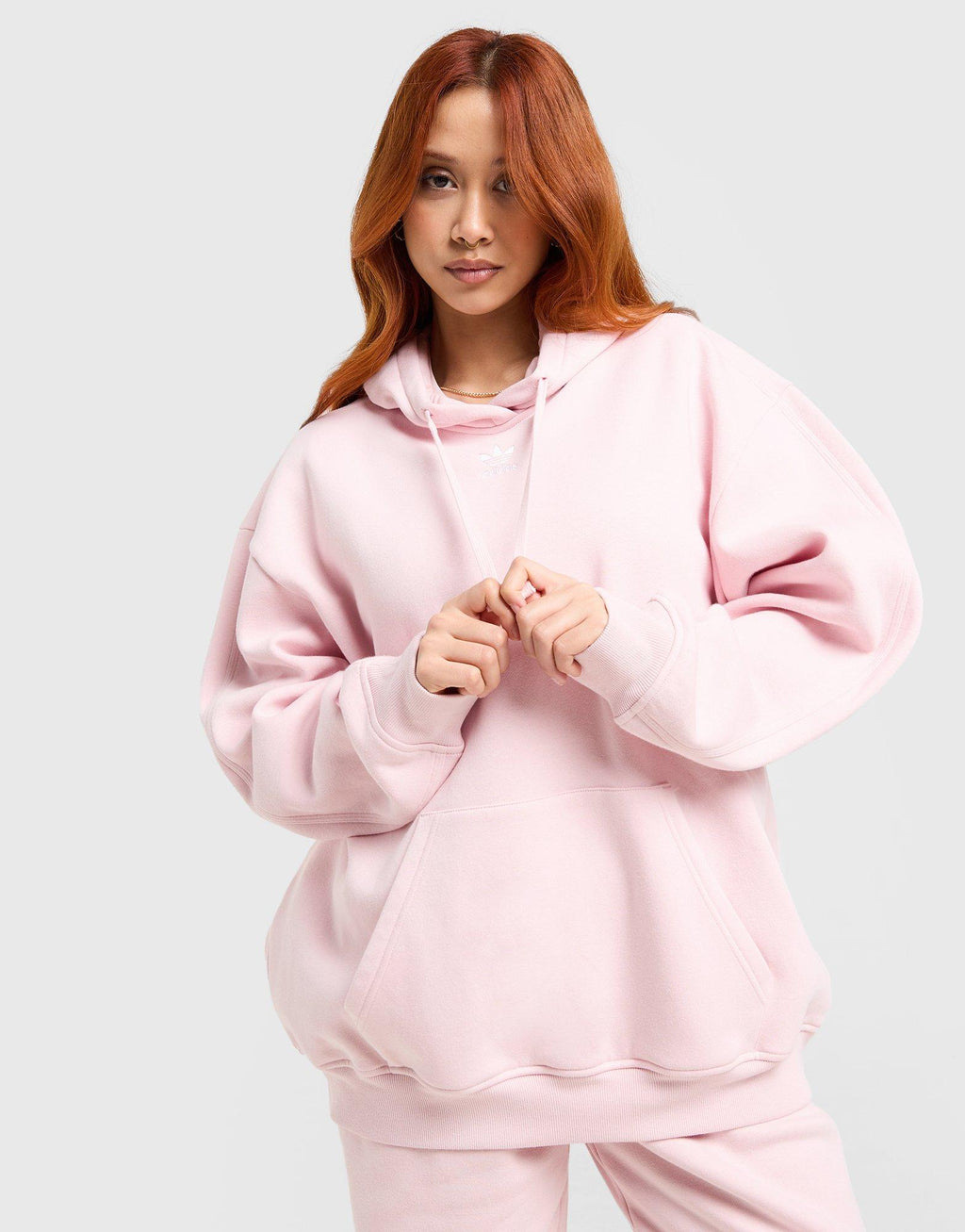Trefoil Essential Oversized Hoodie