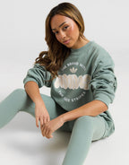 Circle Graphic Crew Sweatshirt