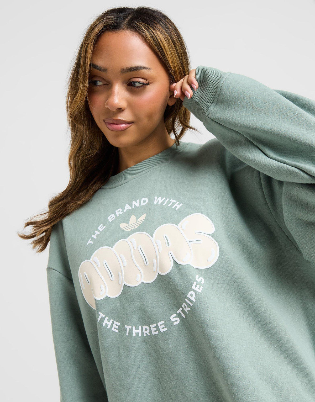 Circle Graphic Crew Sweatshirt