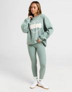 Circle Graphic Crew Sweatshirt