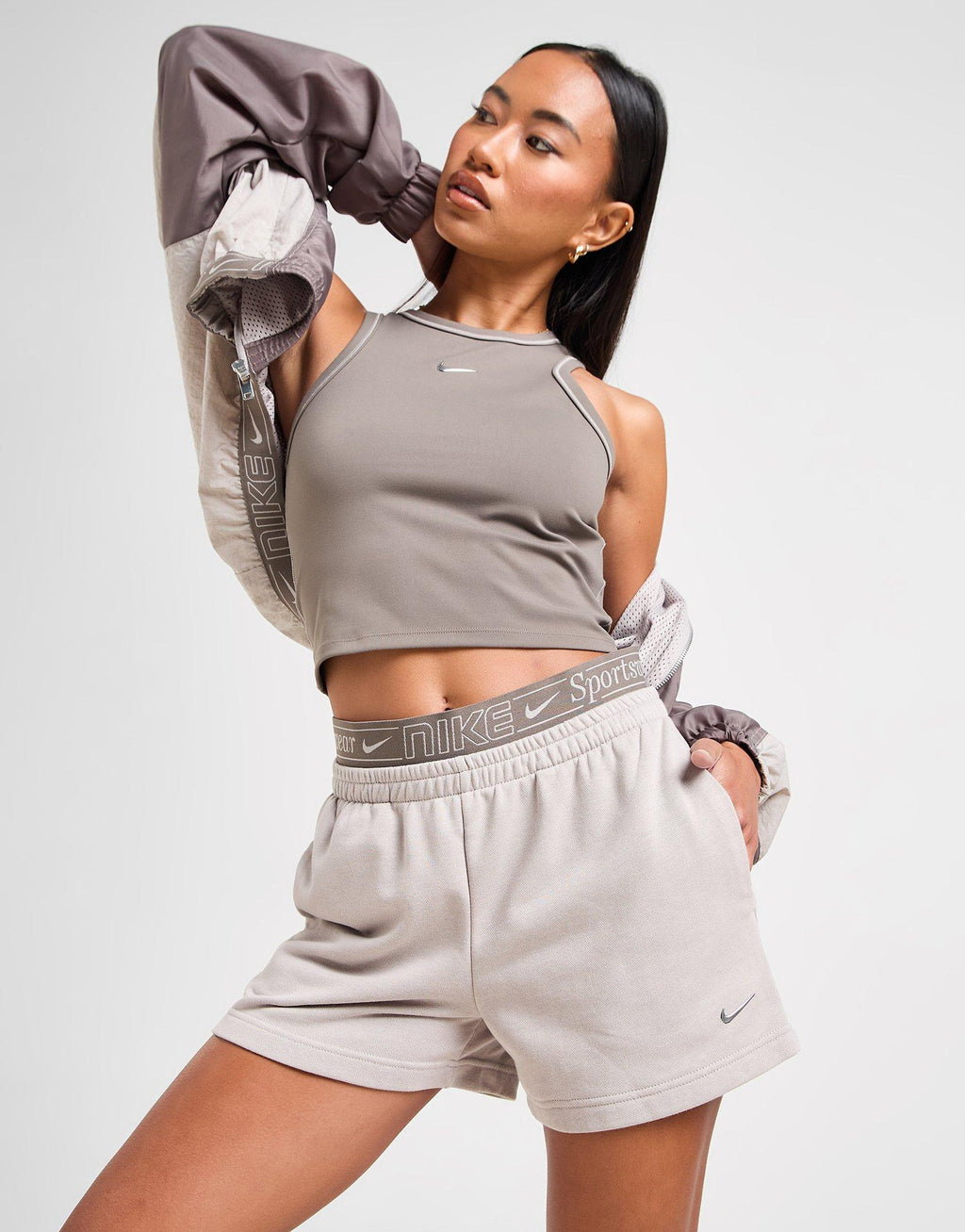 Graphic Swoosh French Terry 4" Shorts