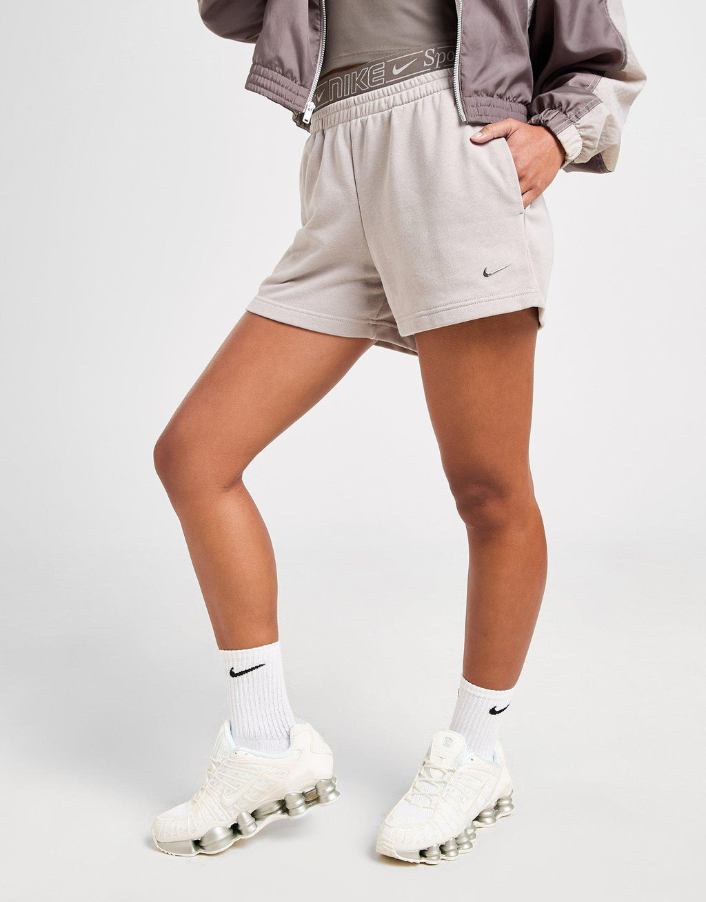 Graphic Swoosh French Terry 4" Shorts