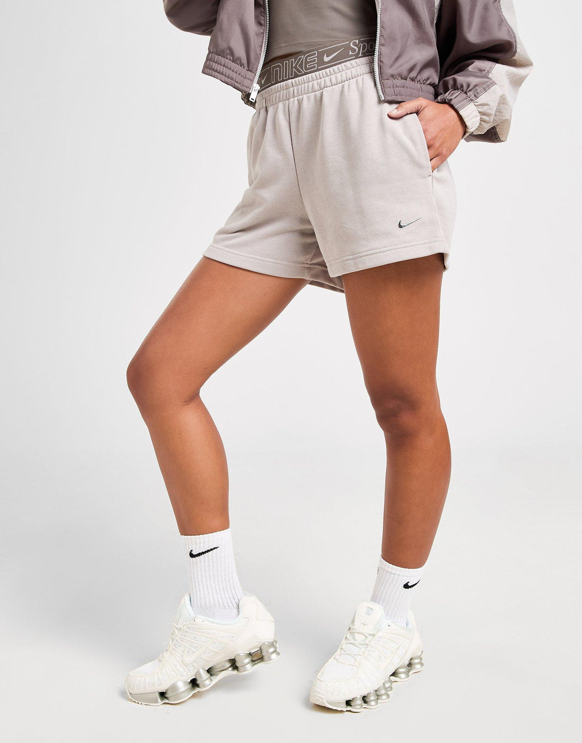 Graphic Swoosh French Terry 4" Shorts