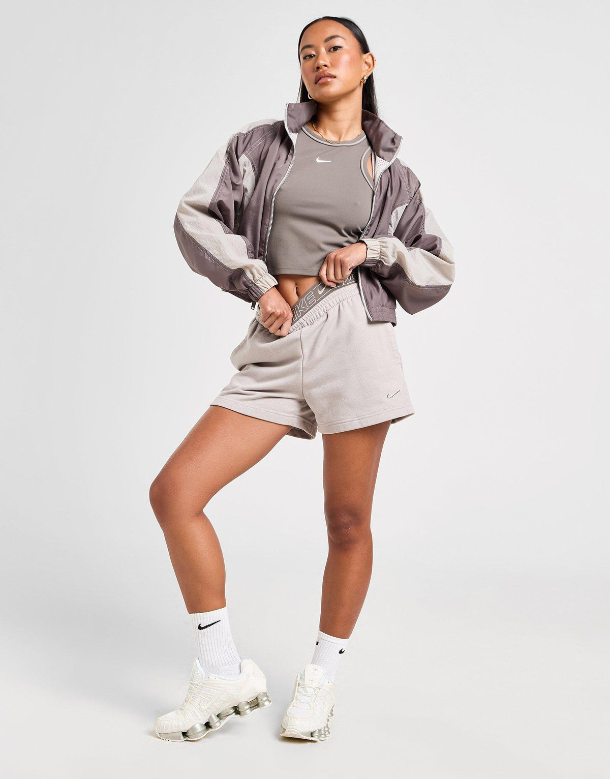 Graphic Swoosh French Terry 4" Shorts