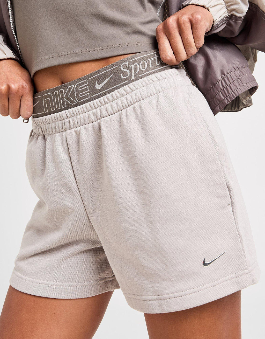 Graphic Swoosh French Terry 4" Shorts