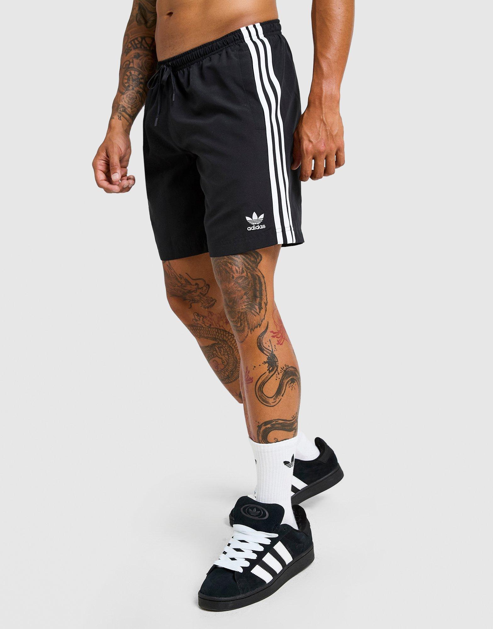 Adicolor 3-Stripes 8" Swim Shorts