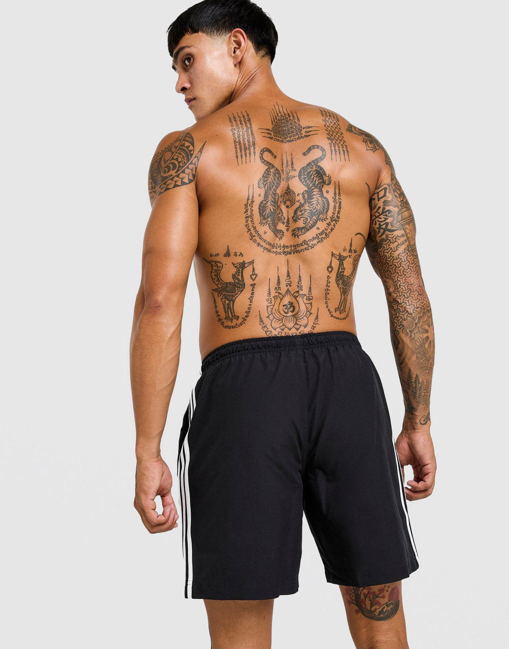 Adicolor 3-Stripes 8" Swim Shorts