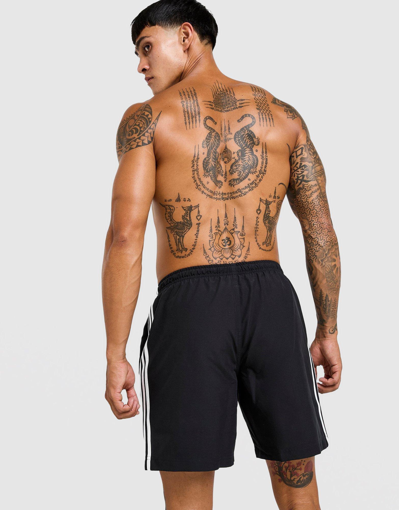 Adicolor 3-Stripes 8" Swim Shorts