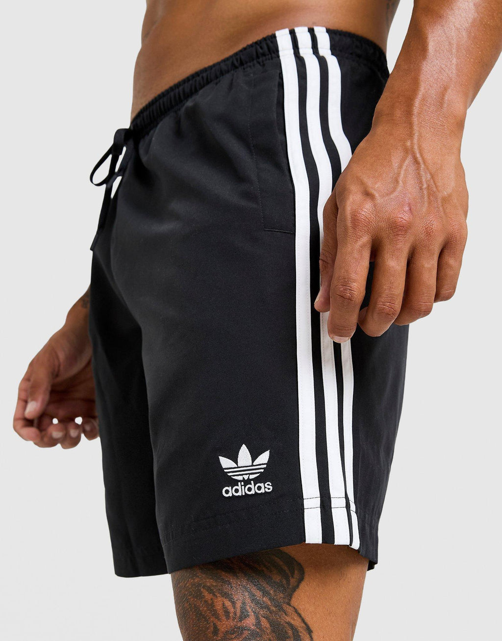 Adicolor 3-Stripes 8" Swim Shorts