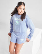 Girls' Puff Logo Crew Sweatshirt Junior