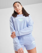 Girls' Puff Logo Crew Sweatshirt Junior