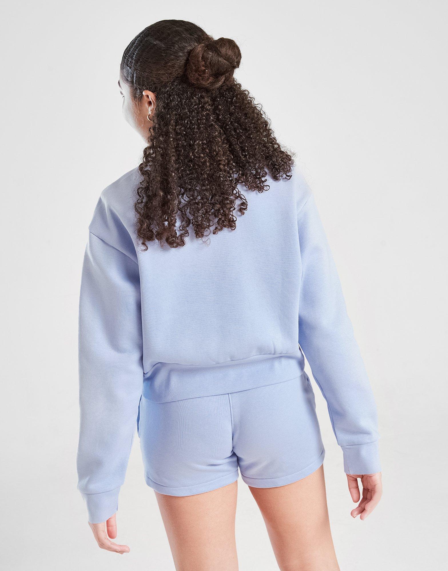 Girls' Puff Logo Crew Sweatshirt Junior