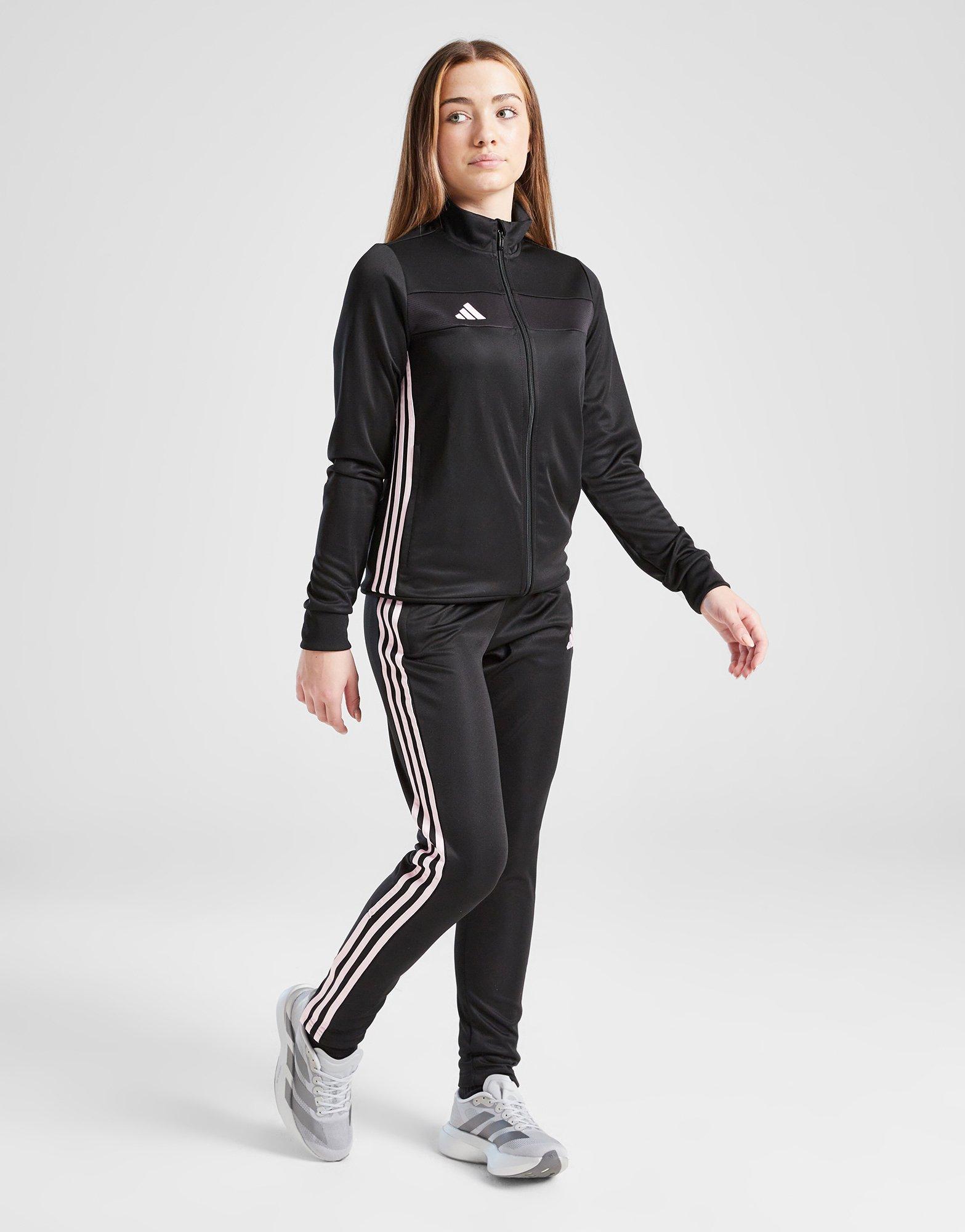 Girls' Poly Full Zip Tracksuit Junior