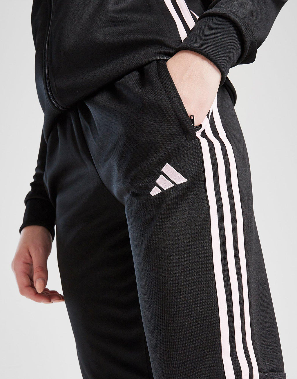 Girls' Poly Full Zip Tracksuit Junior