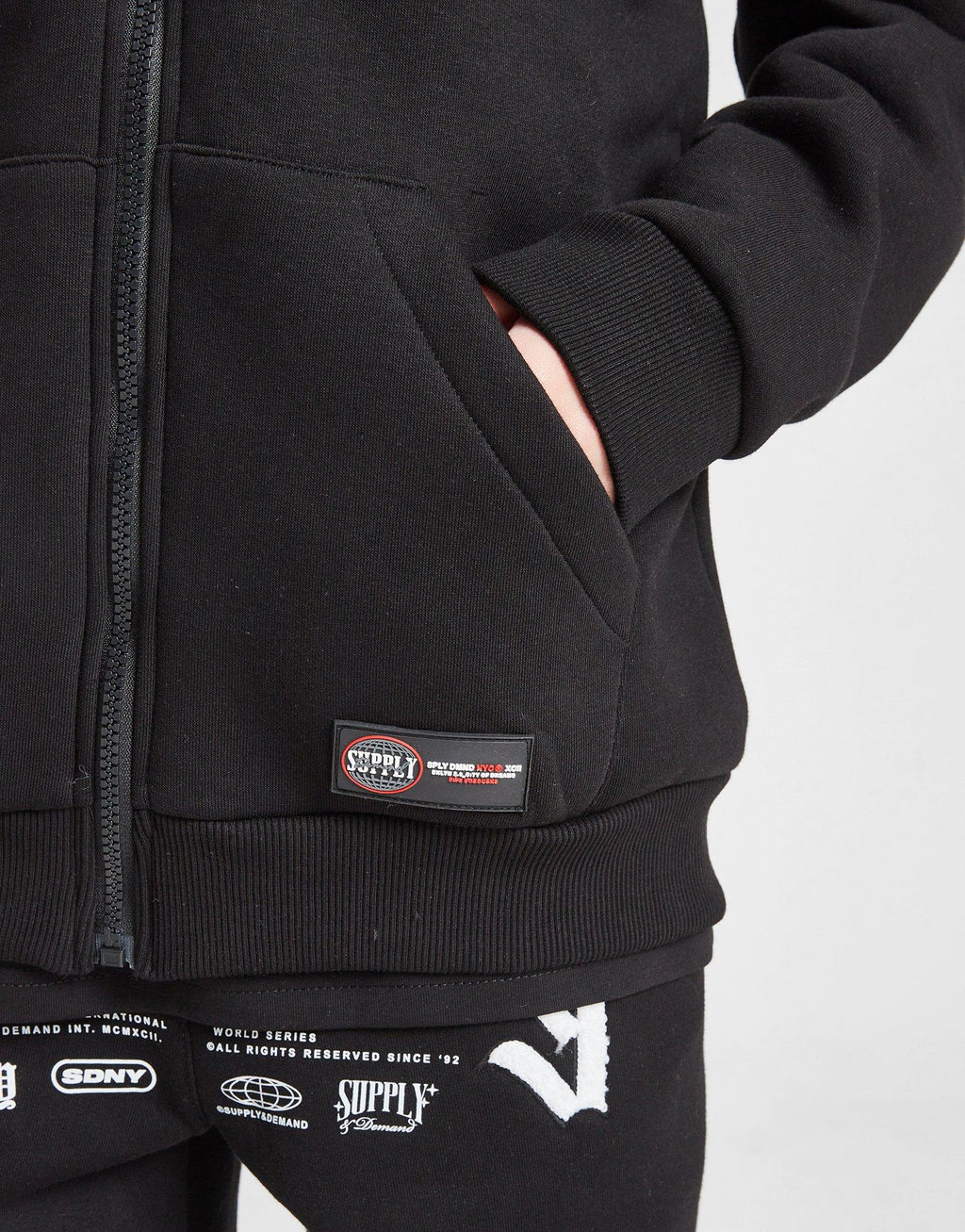Bianco Full Zip Hoodie Junior