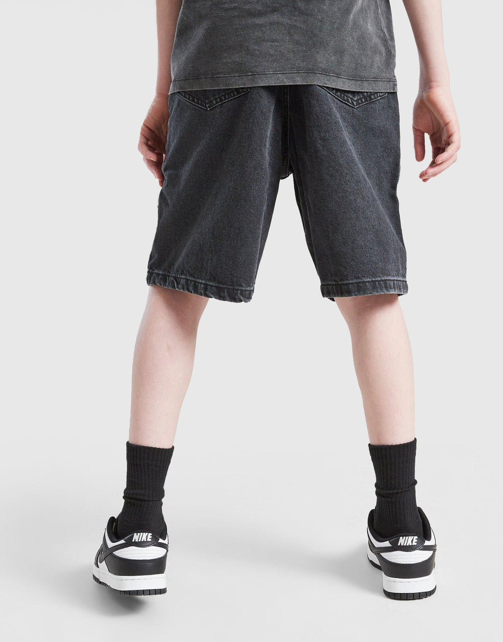 Flame Denim Shorts Junior