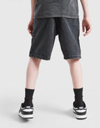 Flame Denim Shorts Junior