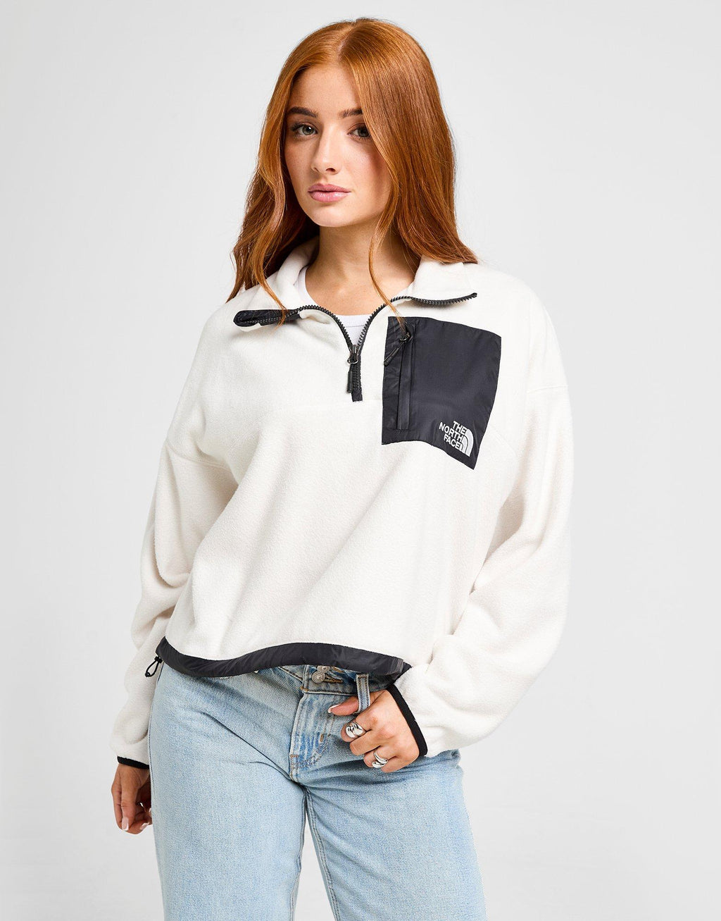 Hangita 1/4 Zip Polar Fleece Sweatshirt